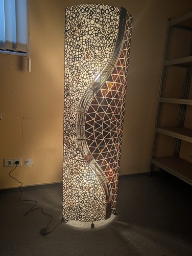 Stehlampe handgemacht aus